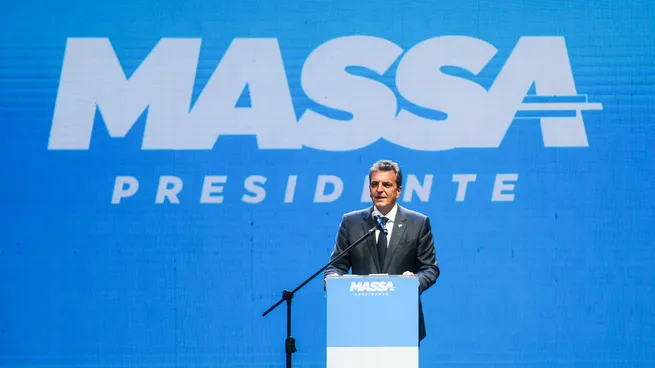 202311 El candidato presidencial de Unión por la Patria, Sergio Massa