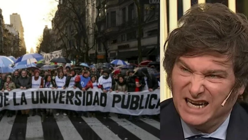 20240423 MILEI FURIOSO CONTRA LA MARCHA EN DEFENSA DE LA EDUCACION PUBLICA Y GRATUITA