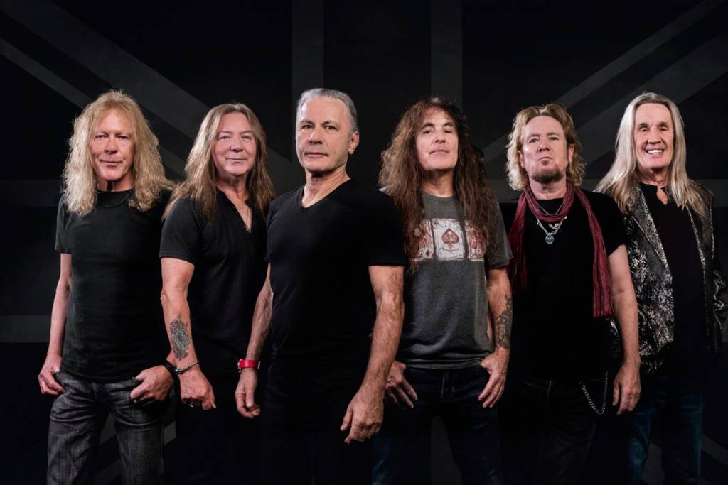 19800414 IRON MAIDEN. La banda británica de heavy metal lanza en Londres su primer álbum, que llevó su nombre y es el único que grabó con el guitarrista Dennis Stratton, quien salió del grupo en octubre de 1980.