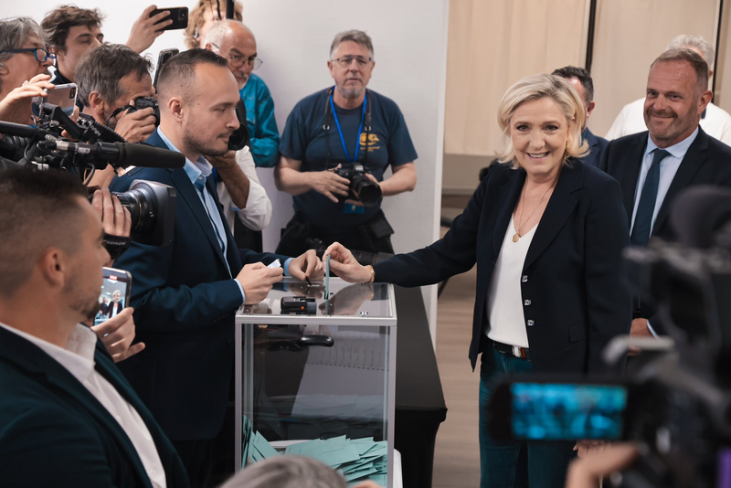 20240708 ELECCIONES LEGISLATIVAS EN FRANCIA MARINE LE PEN